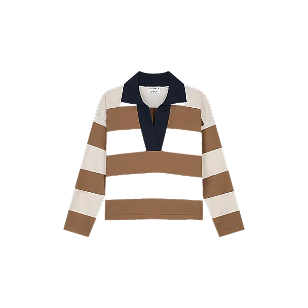 Polo Vneck knit Bruin