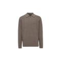 POLO ZIP LS KNITWEAR Grege