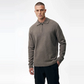 POLO ZIP LS KNITWEAR Grege