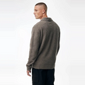 POLO ZIP LS KNITWEAR Grege