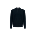 POLO ZIP LS KNITWEAR Marine
