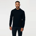 POLO ZIP LS KNITWEAR Marine