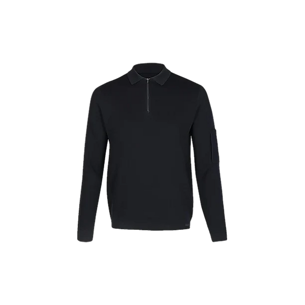 POLO ZIP LS KNITWEAR