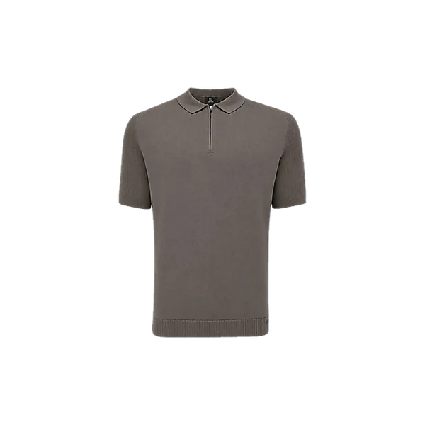 POLO ZIP SS EE KNITWEAR