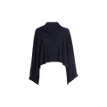 PONCHO Blauw