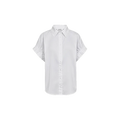 POPPY ELASTIC CUFF SS SHIRT Wit