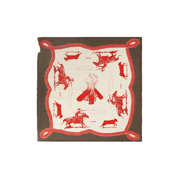 PORCELAIN COWBOY BANDANA