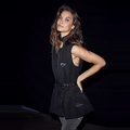 PREMIERE PEPLUM BELT VEST Zwart