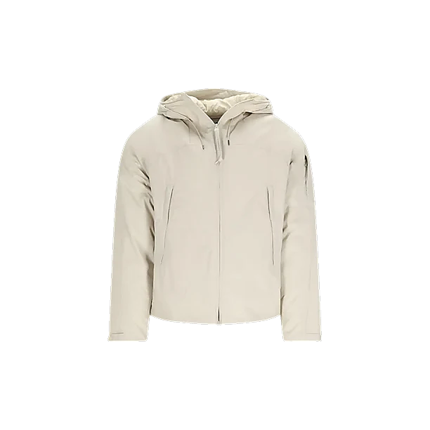 PRO-TEK PRIMALOFT® SILVER HOODED JACKET Off White