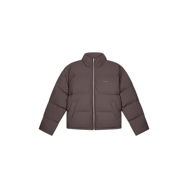 PUFFER JACKET Donker Bruin