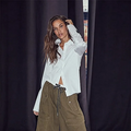 PULL ON CARGO BERMUDAS Groen