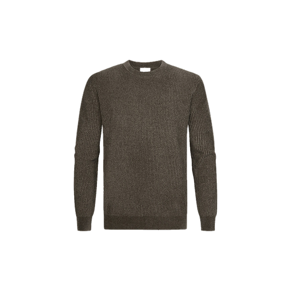 PULLOVER CREW NECK BROWN