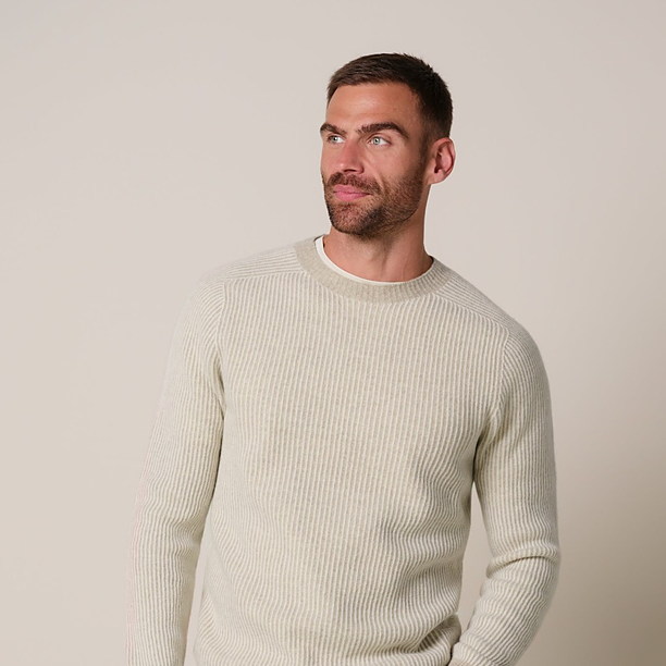 PULLOVER CREW NECK RAW WHITE Bruin
