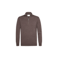 PULLOVER HALF ZIP AUBERGINE Diversen