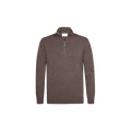 PULLOVER HALF ZIP AUBERGINE Diversen