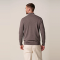 PULLOVER HALF ZIP AUBERGINE Diversen
