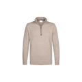 PULLOVER HALF ZIP BEIGE Beige
