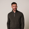 PULLOVER HALF ZIP BROWN Bruin
