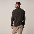 PULLOVER HALF ZIP BROWN Bruin