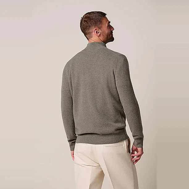 PULLOVER HALF ZIP D BEIGE Beige