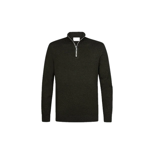 PULLOVER HALF ZIP D GREEN