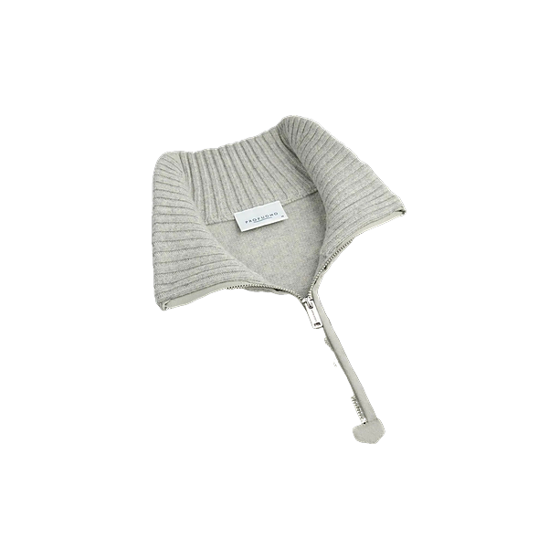PULLOVER HALF ZIP GREY Grege