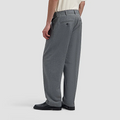 REGULAR PLEATED PANT Muis Grijs