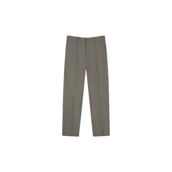 REGULAR WOOL PLEATED PANT