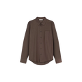 RELAXED LS SHIRT Licht Bruin