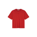 RETRO WASHED TEE Rood