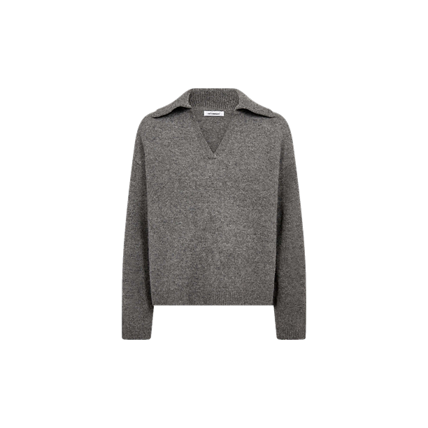 ROGERCC LS POLO KNIT Licht Grijs