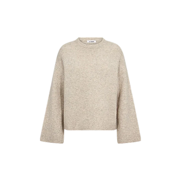 ROGERCC ONECK KNIT Ecru