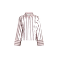 ROSA WIDE STRIPE SHIRT Pink