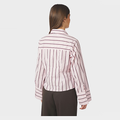 ROSA WIDE STRIPE SHIRT Pink