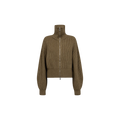 ROWCC ZIP KNIT CARDIGAN Groen