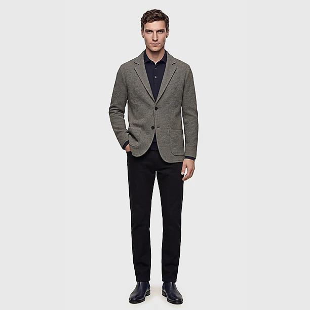 SAN MARCO SWACKET BASKET WEAVE Grijs
