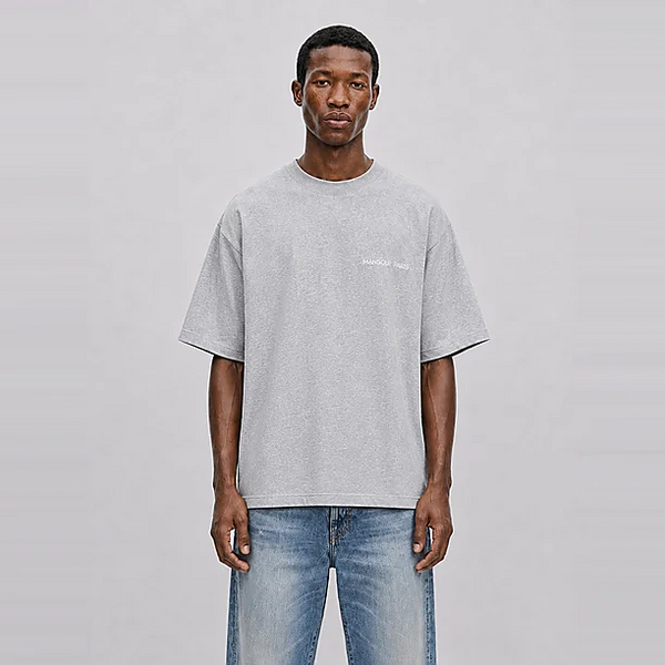 SCRIPT EMBROIDERY T-SHIRT