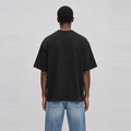 SCRIPT EMBROIDERY T-SHIRT Zwart