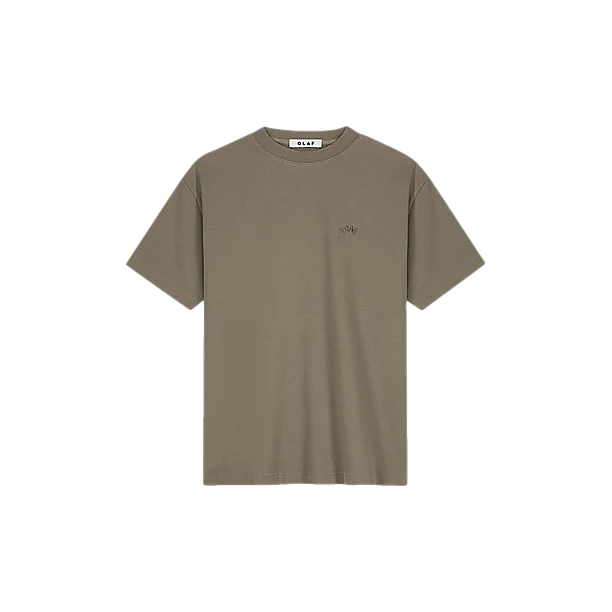 SIGNATURE SS TEE Licht Bruin