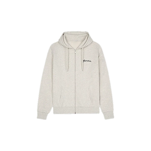 SIGNATURE ZIP0UP HOODIE Grijs