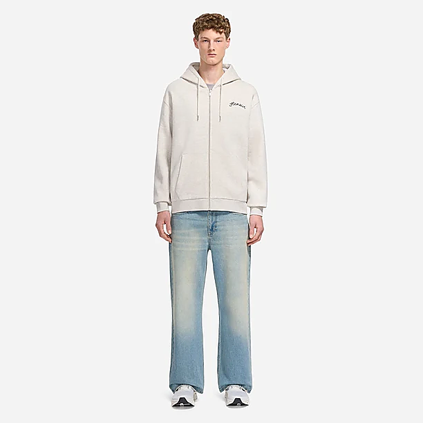 SIGNATURE ZIP0UP HOODIE Grijs