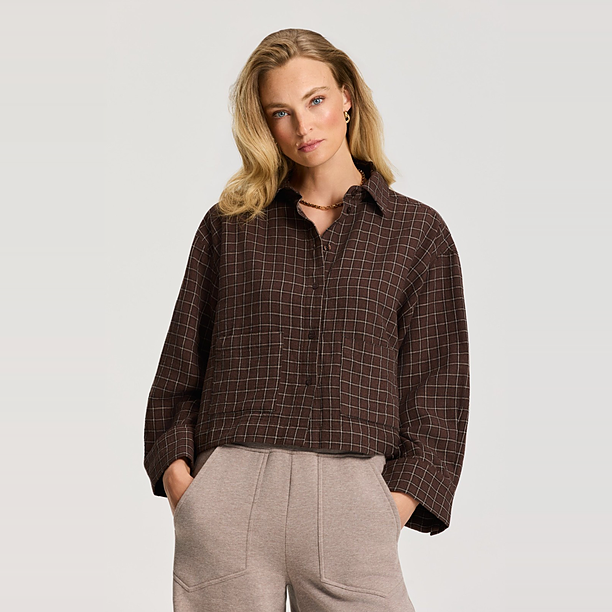 SILLIA SHIRT Zwart