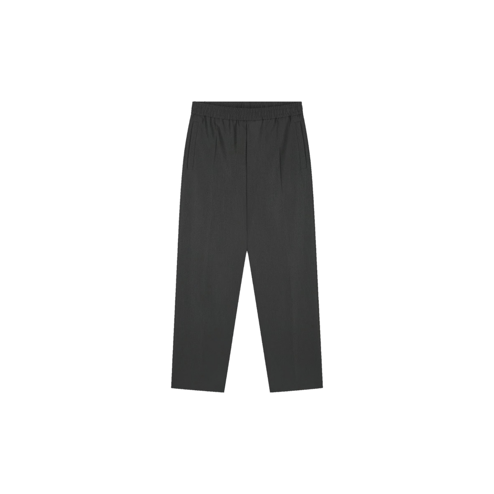SLIM ELASTICATED PANT Donker Grijs