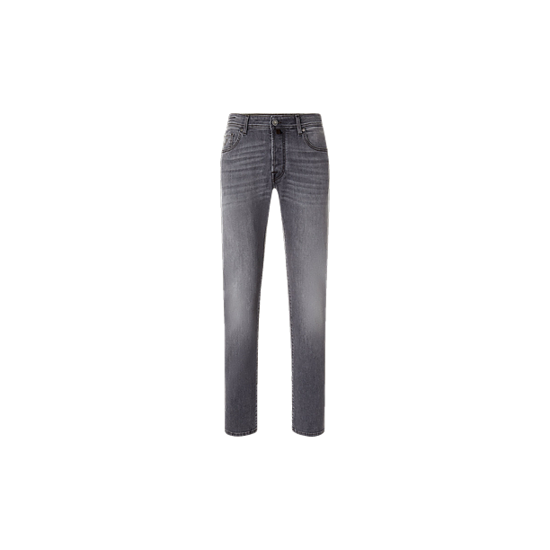 SLIM FIT BARD DENIM BLACK Zwart