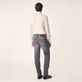SLIM FIT BARD DENIM BLACK Zwart