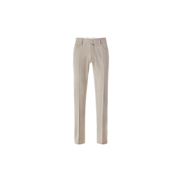 SLIM FIT BARD FLANELLA Beige