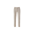 SLIM FIT BARD FLANELLA Beige
