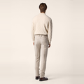SLIM FIT BARD FLANELLA Beige