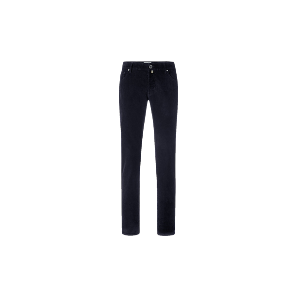 SLIM FIT NICK VELLUTO Marine
