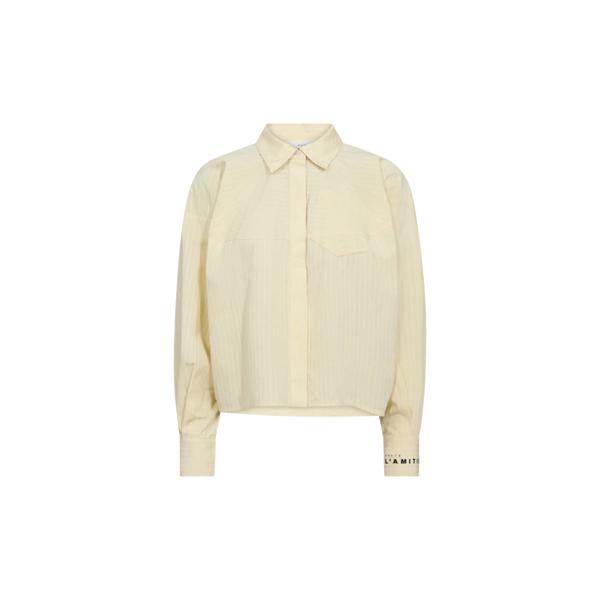 SOPHIE YELLOW STRIPE SHIRT